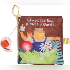 Manhattan Toy Lemon the Bear Plants a Garden Sensory Activity Soft Book
